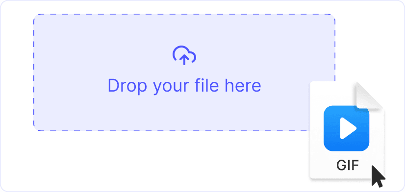 1. Upload your GIF