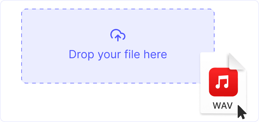 1. Upload your WAV