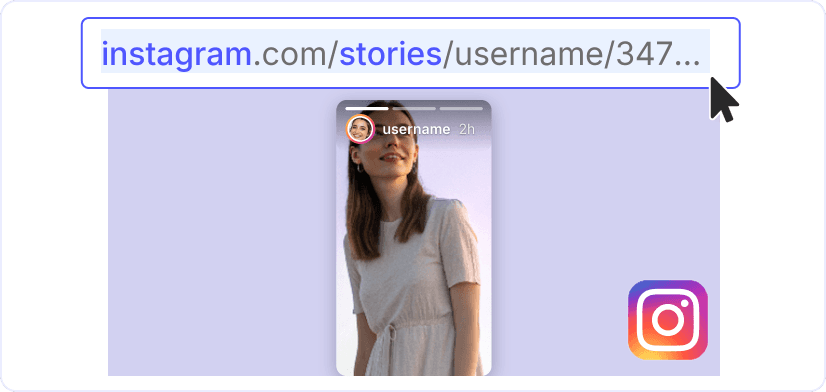 1. Open the story and copy its link