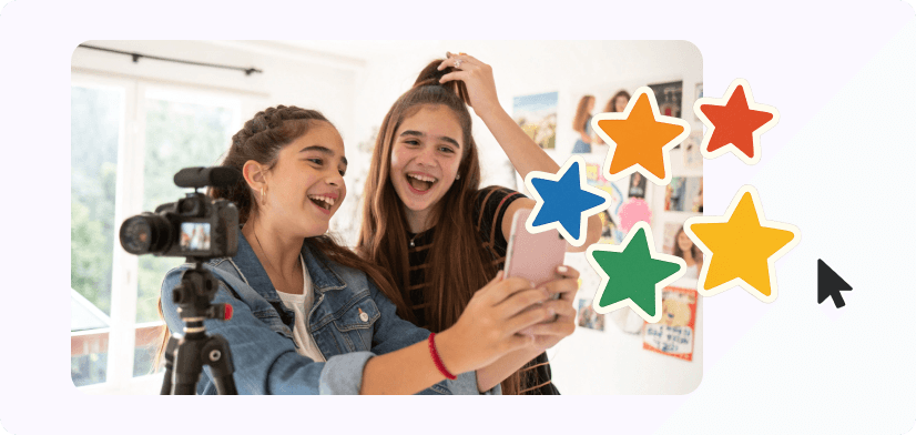 2. Place your stickers