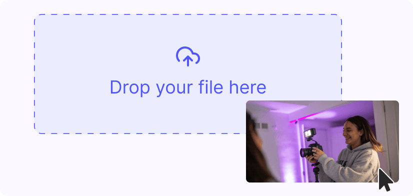 1. Upload a video