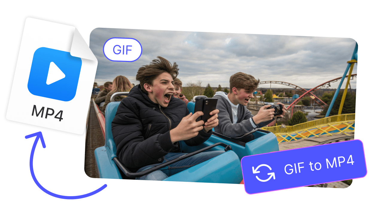 Fast and free GIF to MP4