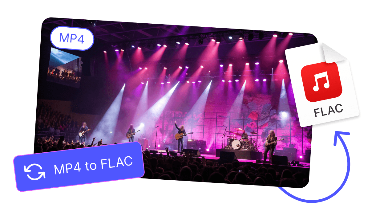 MP4 to FLAC in seconds