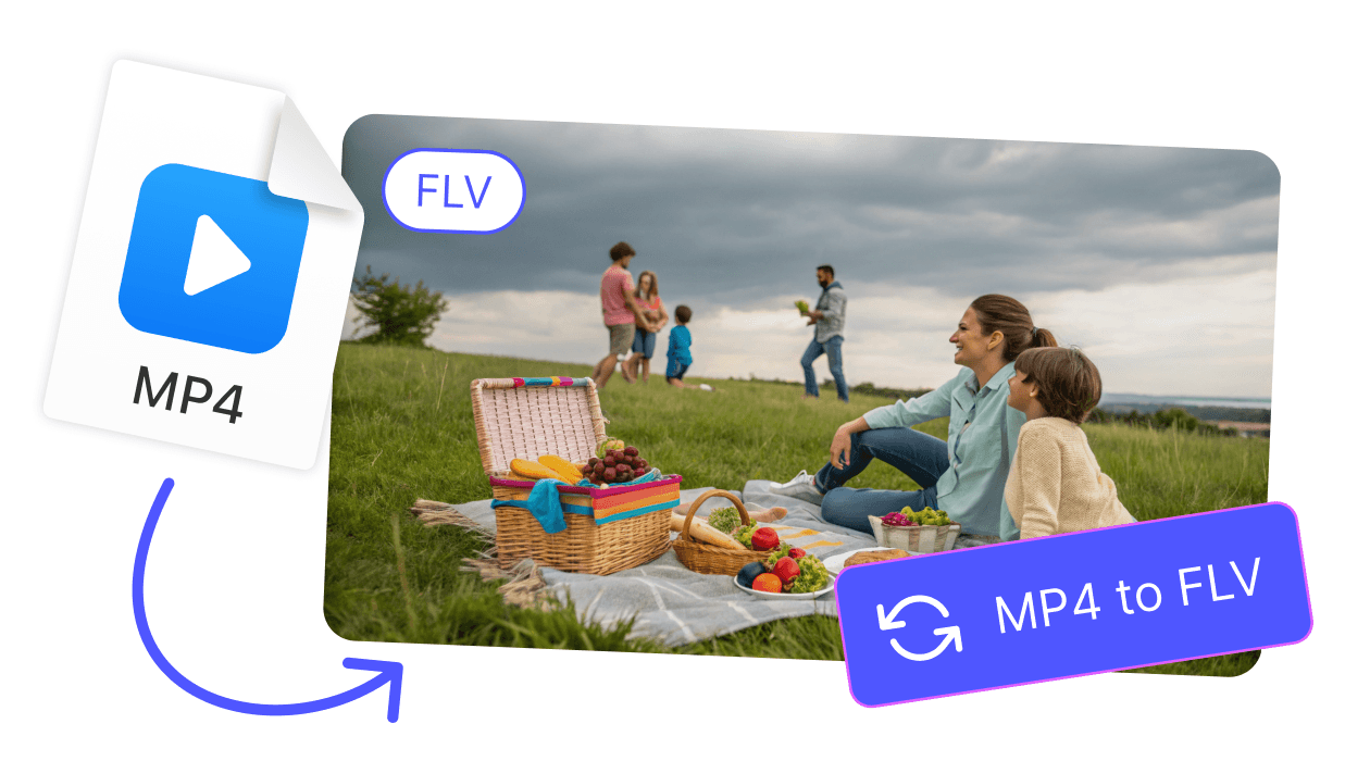 Easy convert MP4 to FLV
