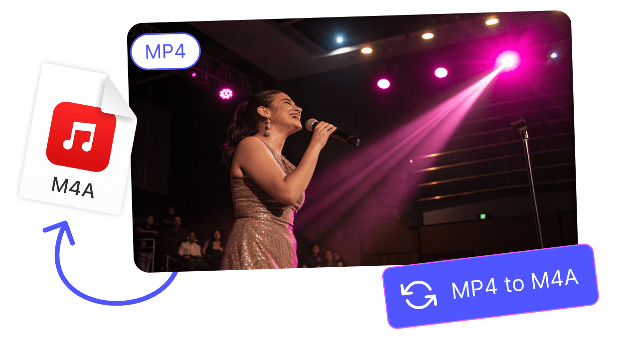 MP4 to M4A for free