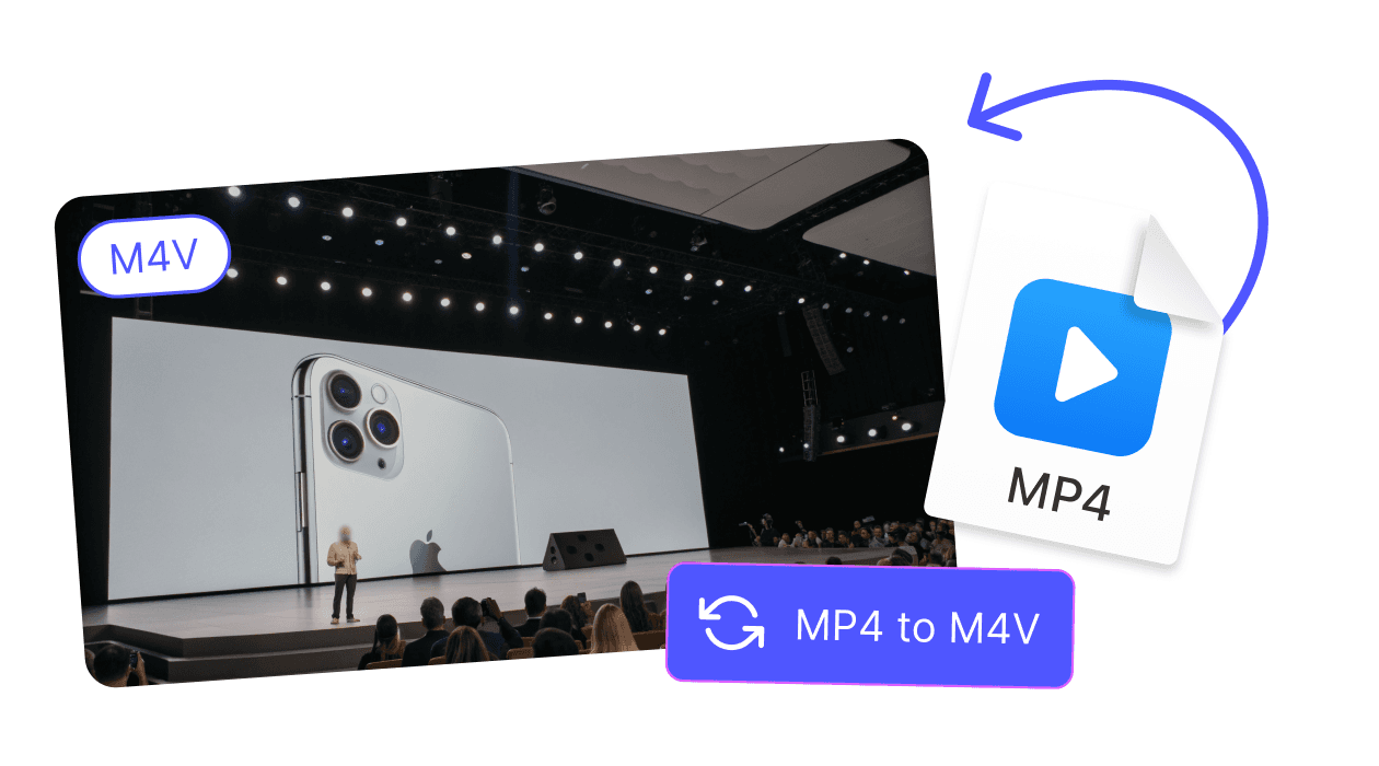 Convert MP4 to M4V easily