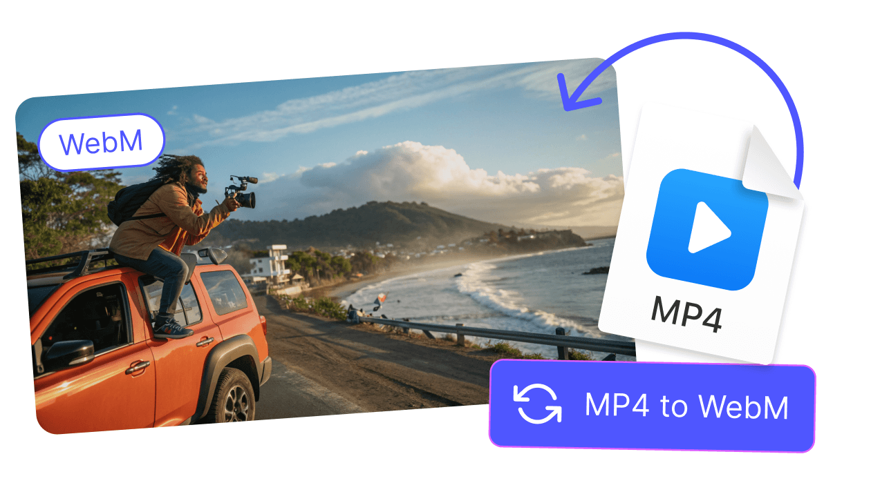 Easy convert MP4 to WebM