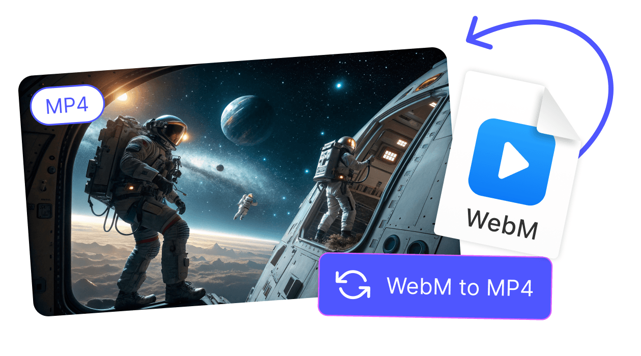 Easy convert WebM to MP4